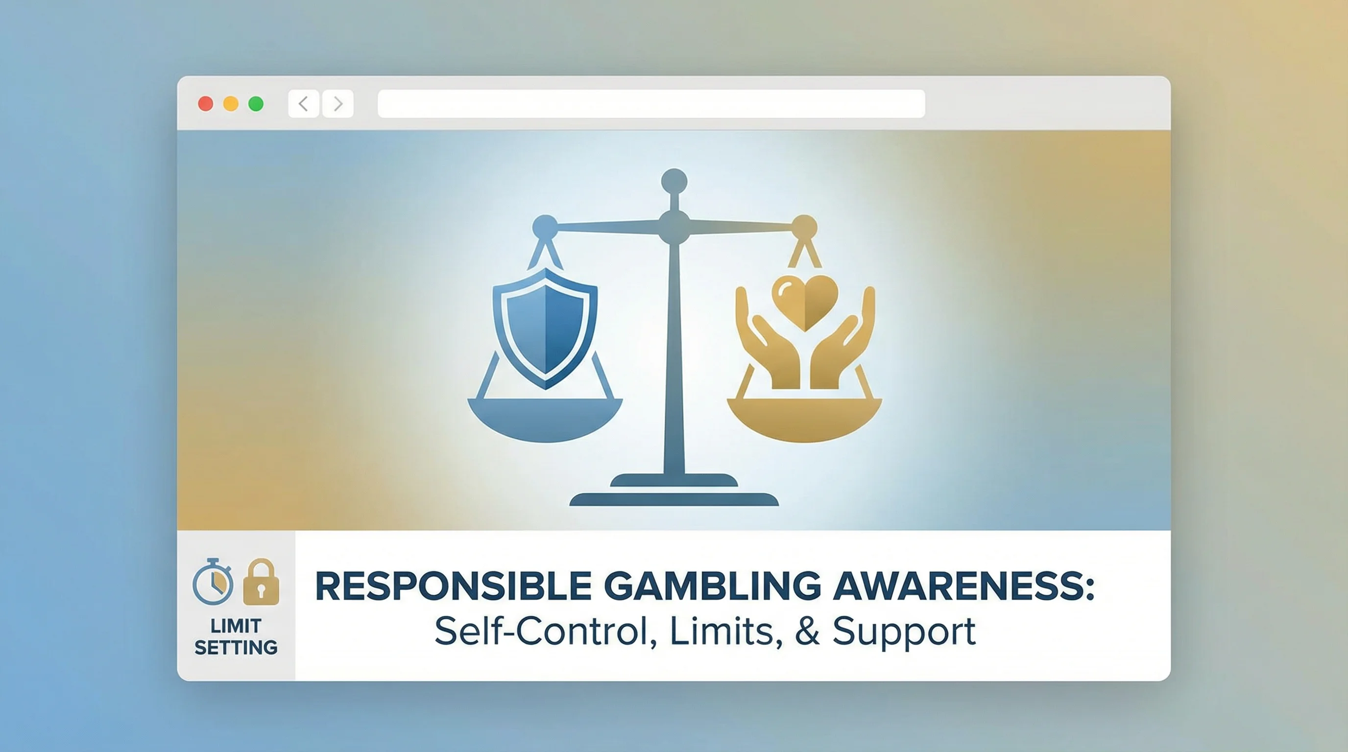 Juego responsable - autocontrol y límites de apuesta