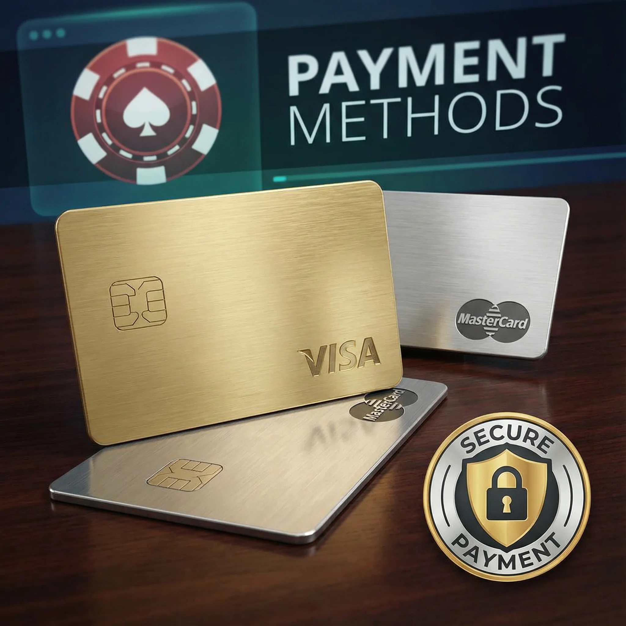 Pago con tarjetas Visa y Mastercard
